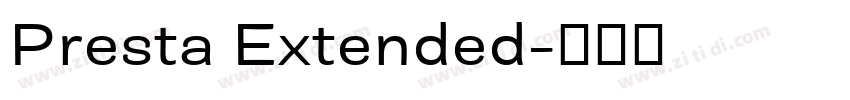 Presta Extended字体转换
